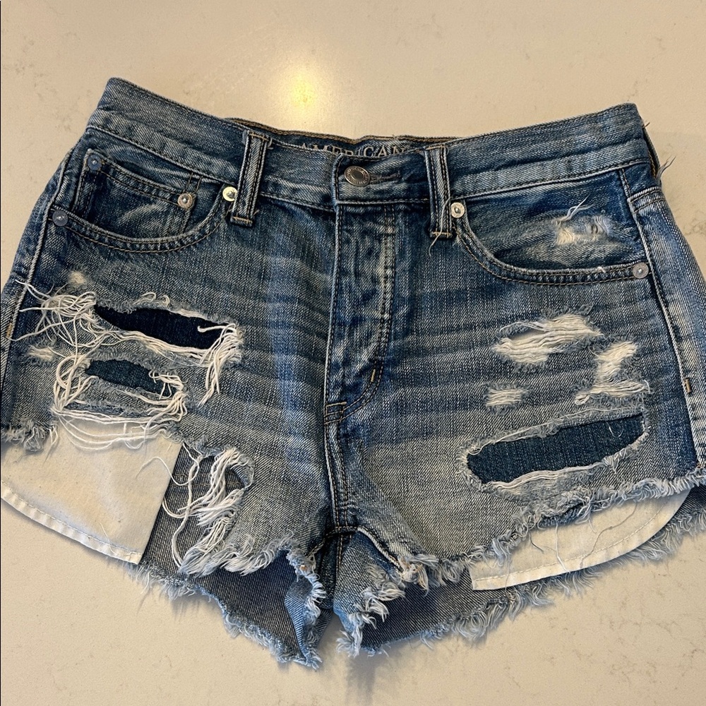 American Eagle Vintage Hi Rise Festival shorts